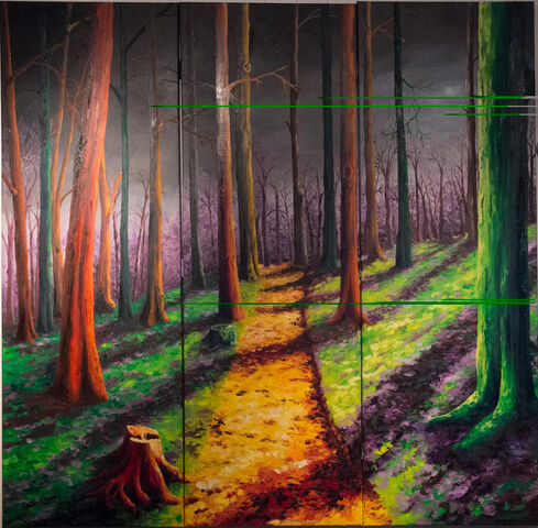 2015 Waldweg Triptychon web