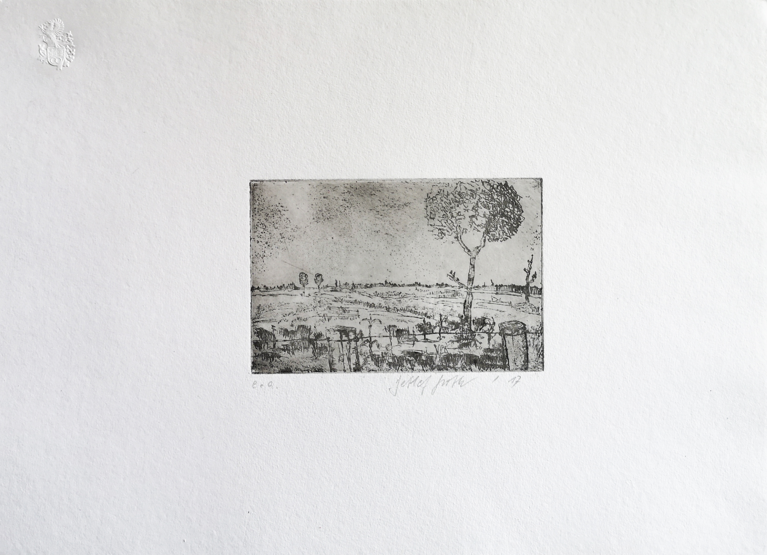 2017 Landschaft mit Baum