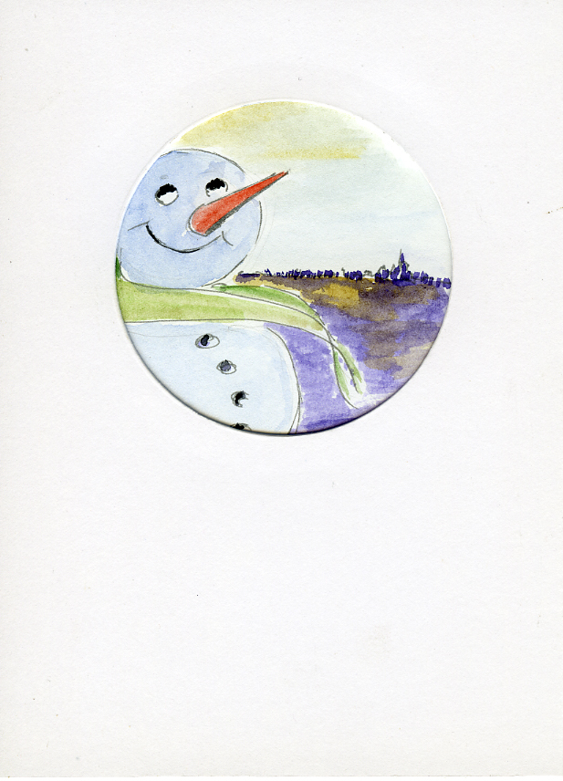 2022 Karte Schneemann 1