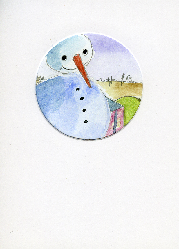 2022 Karte Schneemann 2