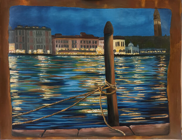 2023 Venedig Impression bei Nacht web